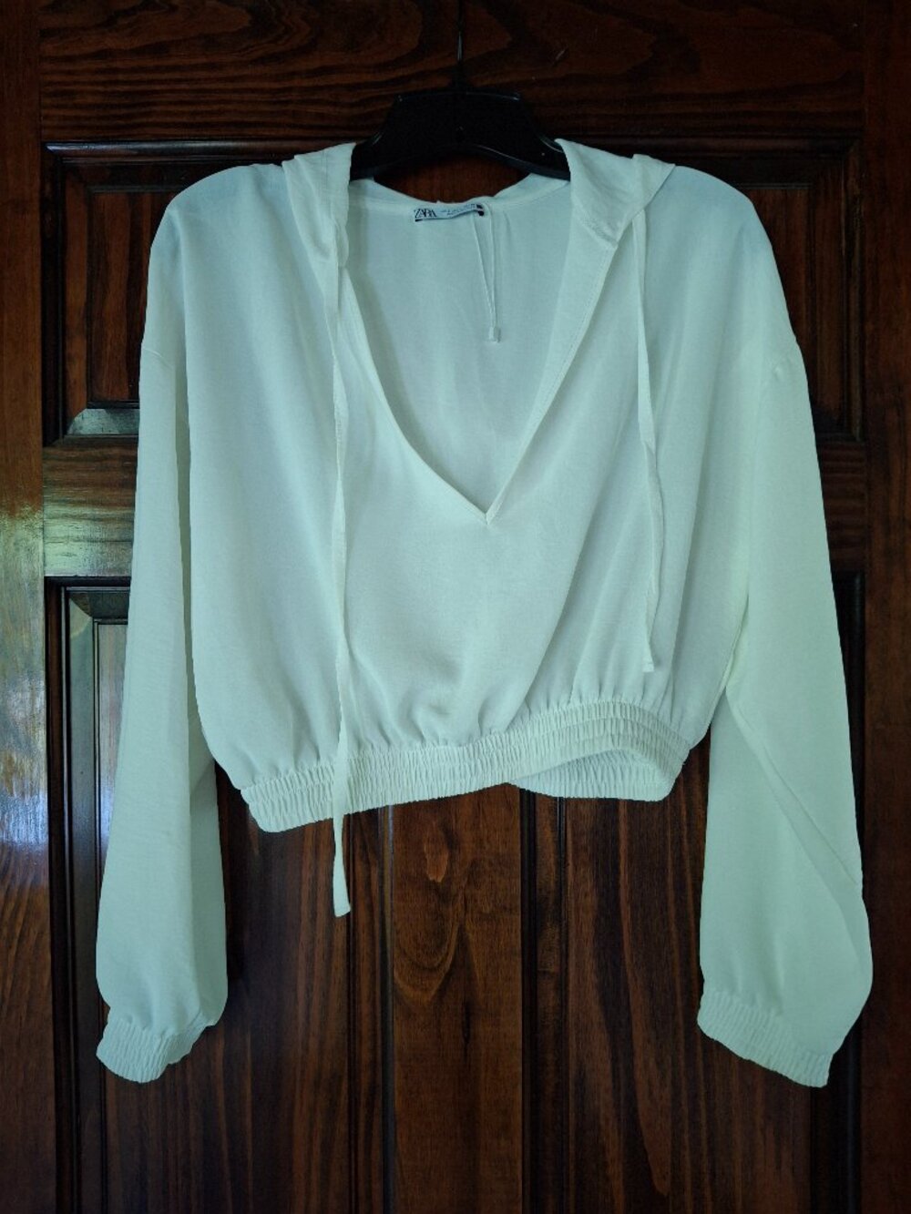 Zara lightweight cropped hoodie